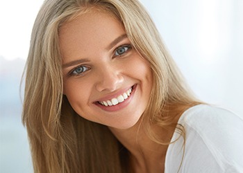 Woman with gorgeous smile