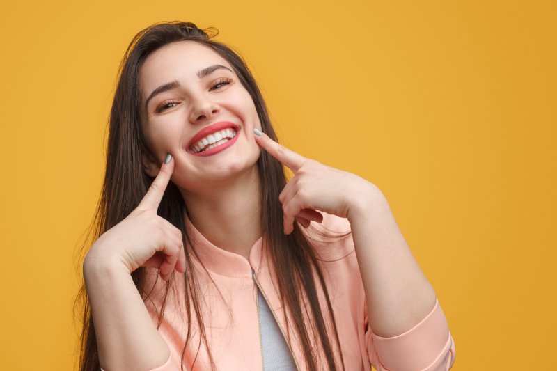 Smiling woman